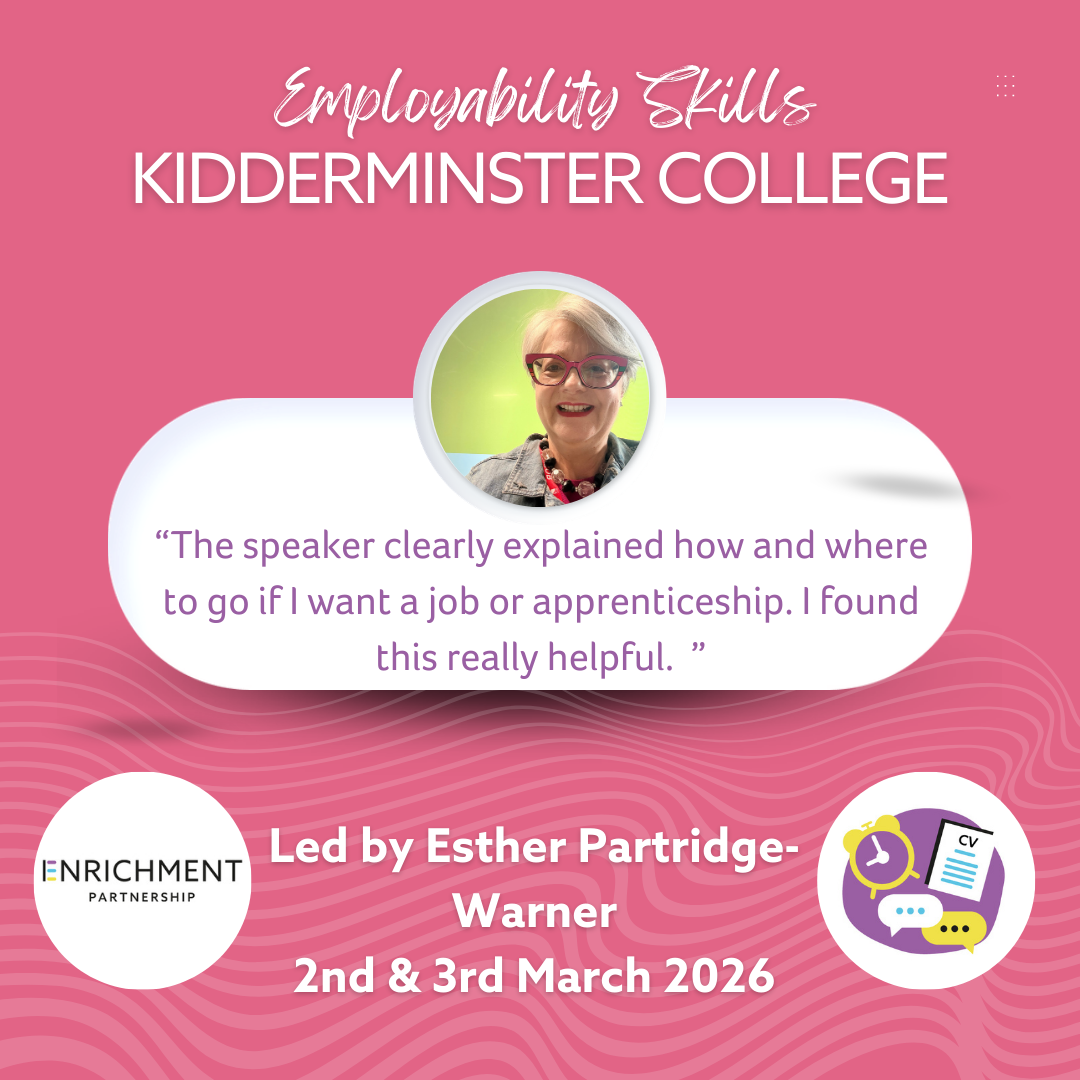 Read more about the article Kidderminster College – Employability Skills Talks